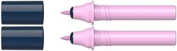 Schneider 040 Paint-It Twinmarker cartridges (Round Tip - rond, kleurintensieve inkt op waterbasis, voor gebruik op papier, 95% gerecyclede kunststof) lichtmagenta 137