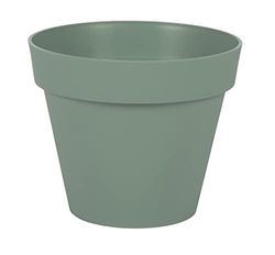 EDA - Bloempot Toscane, rond, Ø 20 cm – volume 3 l – Ø 20 x H 17 cm – lauriergroen