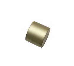 Gardinia Piece, 2 x end Cap, Metal, Champagne, for Curtain Technology, Diameter, Ø 19 mm