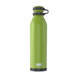 IDRINK® - b-evo Revolutionary Thermal Bottle, 3 Walls, Stainless Steel Bottle with Double Cap, 500 ML (Lime BOCCIONI)