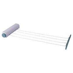 GALILEO Tendedero retráctil automático, 4 Hilos, Extensible hasta 14 Metros, Sìordine