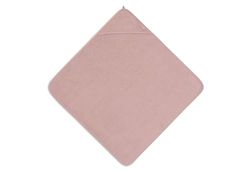 Jollein Ręcznik z kapturem dla niemowląt - frotte, Wild Rose - 100% bawełna - 75 x 75 cm - certyfikat Öko-Tex - ręcznik dla niemowląt z kapturem dla dziewcząt i chłopców
