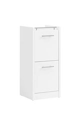 Schildmeyer Trient 147454 - Cassettiera in legno derivato, bianco opaco, 38 x 35 x 84 cm