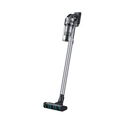 Samsung Jet 75 pet extra VS20T7562R5/EG, accu-handstofzuiger inclusief reserveaccu, draadloos, zakloos, max. 200 W, verwisselbare 21,9 V Li-Ion accu, 0,8 liter, chroom metaal zilver