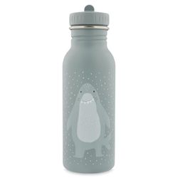 Trixie Baby Trixie Drinkfles voor kinderen, roestvrij staal, 500 ml, Mr. Shark (haai)