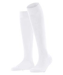 FALKE Vitalizer W Kh cotone con compressione 1 paio, Calzini lunghi Donna, Bianco White 2009, 35-36