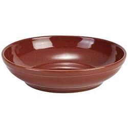 Genware CB-R27 Terra Stoneware Rustic Coupe Bowl, 27.5 cm, Red (Pack of 6)