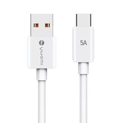 YHEMI Cable USB C, 5A Cable USB Tipo C 5.9Ft Carga Rápida y Sincronización para Samsung S20 S10 Note 20 10 Xiaomi Redmi Huawei P30 P20 LG Google(5A-1.8M)