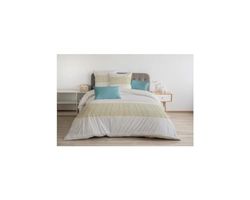 Home Linge Passion - Copripiumino 3 pezzi, 100% cotone, 57 fili, 2 persone, 220 x 240 cm, colore: Miele