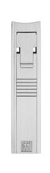 ZWILLING Nagelknipper compact in metalen doosje (ultraplat met nagelvijl, gebogen kniprand, voor op reis en onderweg, inclusief leren etui), premium, zilver
