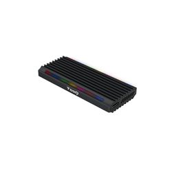 Tooq M.2 NGFF/NVMe USB-C-SSD-behuizing, Zwart