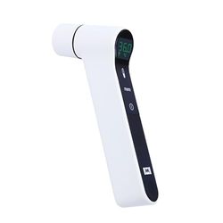 Melissa 16690071 koortsthermometer - contactloos - digitale infrarood thermometer - oorthermometer - kleurindicator - slaat metingen op - wit