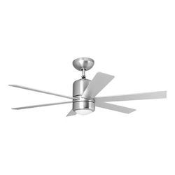 Brightium Ventilateur de plafond silencieux - Système réversible, faible consommation d'énergie, télécommande, idéal pour l'été et l'hiver, grand mouvement d'air