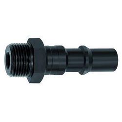 RIEGLER 141699-425.62-NPT - Nipplo per giunti NW 8, ISO 6150 C, acciaio, NPT 3/8 AG, 1 pezzo