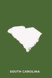 SOUTH CAROLINA – Premium Lined Journal | 6" x 9" | Soft Cover | 120+ Pages: A High-Quality Writing Notebook – Ideal for School, Work, or Thoughtful Gifts