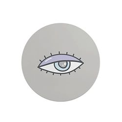 Questo Casa, Tapis de Souris Rond imprimé numérique avec Fond antidérapant pour Bureau et Maison Diamètre 22 cm