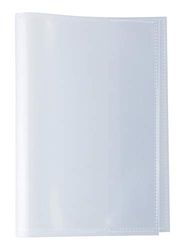 HERMA 19631 Notebook Covers A6 Transparent Clear, Pack of 10, Book Covers Made of Durable, Wipe-Clean & Extra Thick Polypropylene Film, Transparent Notebook Cover Set for School Notebooks, Colourless