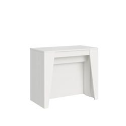 CASAARREDOSTUDIO Uittrekbare console Bakari, wit, 4 verlengingen, 62 cm