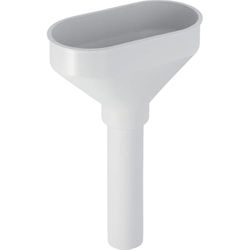 Geberit Embudo Ovalado, Blanco, 27 cm, Polipropileno
