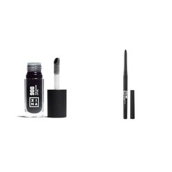 3INA MAKEUP - The Color Lip Oil 900 + The 24h Automatic Eye Pencil 900 - Bálsamo de Labios con 24H de Hidratación y Ácido Hialurónico + Lápiz de ojos retráctil con duración 24H - Vegan - Cruelty Free