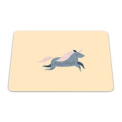 Bonamaison, Rectangle Pop Art Digital Printed Mouse Pad, Non-Slip Base, for Office and Home, Size: 22 x 18 cm