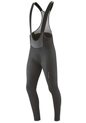 Gonso Sitivo Bib M, Cuissard à bretelles court pour homme, Avec peau de chamois Sitivo Confort, Haute élasticité et élastique en silicone antidérapant, Coupe ajustée, Noir/vert, L