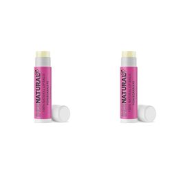 Bee Natural - 100% Natural Moisturising Lip Balm, Pomegranate Flavour, 4.2g (Pack of 2)