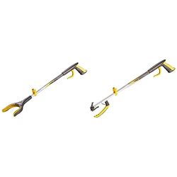 Helping Hand Company Handi-Grip PRO Reacher Grabber with 90 Degree Rotating Head 26”/66cm & Classic Pro Reacher Grabber 32 inch / 82cm. Long Handled Grabber Stick