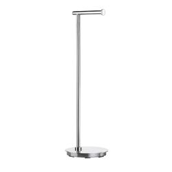 Smedbo "Outline Lite portarotolo Rotondo in Acciaio Inox lucidato, Argento, 60 cm