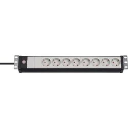 Brennenstuhl Extensão de tomadas premium de 19" para armário Rack com 8 tomadas de corrente (cabo de 3 m, unidade de distribuição, 19" formato para montagem, sem interruptor)