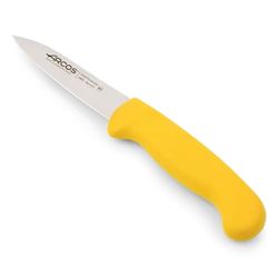 Arcos Série 2900 - faca de ondulação, lâmina de aço inoxidável NITRUM de 80 mm, pega injetada em polipropileno, cor amarela