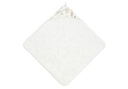 Jollein 534-836-67056 capuchonhanddoek Dreamy Mouse wit (75x75 cm)