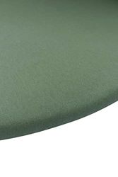 Meyco Baby - Lenzuolo con angoli elasticizzati in morbido jersey di qualità, 100% cotone, vestibilità perfetta grazie all'elastico tutto intorno, dimensioni: circa 90/95 cm, colore: Verde bosco