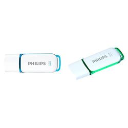 Philips - Snow Edition - 512 GB USB 3.0 - Grigio scuro & Unità flash USB 3.0, 256GB Snow Edition Green, 100MB/s