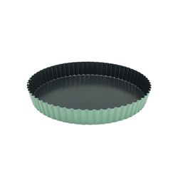 Zenker 42849 Moule à tarte 26 cm, plat à tarte, moule tarte, plat tarte, cercle a tarte, moule a tarte, moule quiche, plat a tarte, moule a quiche, Acier carbone, 26 cm