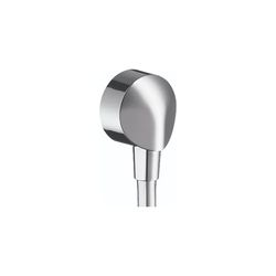 Hansgrohe - Toma de pared con válvula de retención, cromado, .5