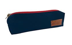 Quo Vadis Vadis QV Original FOURRE-Tout Mini 19x4,7x4,7cm Bleu Pencil Cases, 19 cm, Blue (Bleu Marine)