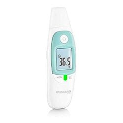 89212 Miniland kontakttermometer för öra och panna med temperaturmätning av vätskor och föremål