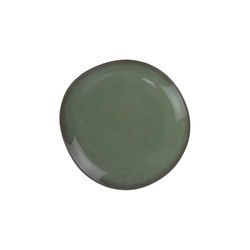 Villeroy & Boch - Lave vert Breakfast Plate Small Green, Dishwasher-Safe, Microwave-Safe, Plate for Cakes, Breakfast & Snacks, Crockery in a Pottery Look, Dessert Plate Reactive Glaze, Earthenware