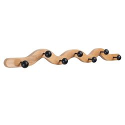 PERCHA PARED MADERA ROBLE