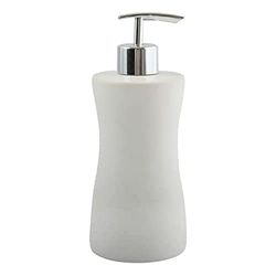MSV Distributeur de Savon Céramique Palma Blanc