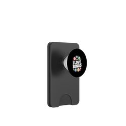 I Love Bingo Entusiasta Bolas de bingo PopSockets PopWallet para MagSafe