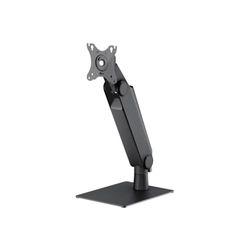 goobay Supporto da tavolo indipendente per monitor da 17 a 32 pollici (43-81 cm), max. 8 kg, supporto da tavolo completamente mobile, VESA 75/100 mm, nero 70821