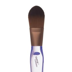 Neve Cosmetics Cat Tongue Face Brush Suitable for Concealer and Foundation | "Crystal Base"
