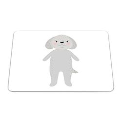 Bonamaison, Rectangle Pop Art Digital Printed Mouse Pad, Non-Slip Base, for Office and Home, Size: 22 x 18 cm