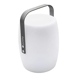 Lumisky Lucy Rock, draadloze lantaarn, met aluminium handgreep, warmwit/wit, dimbaar, hoogte 31 cm