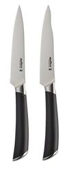 Zyliss E920277 Comfort Pro Set de Couteaux 2 pièces, 11cm, Acier Inoxydable Allemand, Poignée Noire, Couteaux de Cuisine Professionnel, Passe au Lave-Vaisselle, Garantie de 25 Ans