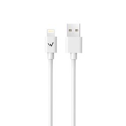 W Wonder Full Power - Cable USB-A vers Lightning - 1m - Blanc