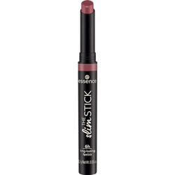 essence The Slim Stick n. 105 - Rossetto, colore viola, lunga durata, nutriente, effetto immediato, colori intensi, opaco, vegano, senza profumo, senza alcool, senza parabeni, 1 confezione da 1,7 g