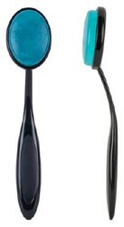 BIFULL BROCHA Ovale en Silicone Aquamarine, Noir, Standard